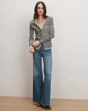 Nadialine Knit Jacket Hunter Green Multi