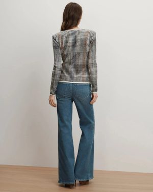 Nadialine Knit Jacket Hunter Green Multi